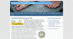Desktop Screenshot of klumpfuesse.de